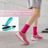 OrthoComfoot Women’s Orthopedic Road Running Shoes: Comfortable Arch Support Orthotic Plantar Fasciitis Athletic Sport Sneakers, Casual High Arch Flat Feet Walking Shoes for Foot Heel and Pain Relief(W3-rose)