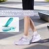 OrthoComfoot Women’s Orthopedic Running Shoes: Comfort Arch Support Plantar Fasciitis Orthotic Sports Exercise Fashion Sneakers, Casual Gym Tennis Work Walking Shoes for Foot and Heel Pain(W3-light Purple)