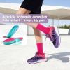 OrthoComfoot Women’s Orthopedic Running Shoes: Comfort Arch Support Plantar Fasciitis Orthotic Sports Exercise Fashion Sneakers, Casual Gym Tennis Work Walking Shoes for Foot and Heel Pain(W2-rose Purple)
