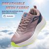 Women’s Orthopedic Road Running Shoes: Comfortable Arch Supports Plantar Fasciitis Orthotic Athletic Sneakers, Casual Supportive Flat Feet High Arch Walking Shoes for Foot Heel and Pain Relief(W3-lotus Pink)
