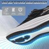 Women’s Orthopedic Road Running Shoes: Comfortable Arch Supports Plantar Fasciitis Orthotic Athletic Sneakers, Casual Supportive Flat Feet High Arch Walking Shoes for Foot Heel and Pain Relief(W1-black)
