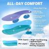 Women’s Orthopedic Road Running Shoes: Comfortable Arch Supports Plantar Fasciitis Orthotic Athletic Sneakers, Casual Supportive Flat Feet High Arch Walking Shoes for Foot Heel and Pain Relief(W4-purple)
