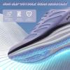 Women’s Orthopedic Road Running Shoes: Comfortable Arch Supports Plantar Fasciitis Orthotic Athletic Sneakers, Casual Supportive Flat Feet High Arch Walking Shoes for Foot Heel and Pain Relief(W4-purple)