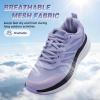 Women’s Orthopedic Road Running Shoes: Comfortable Arch Supports Plantar Fasciitis Orthotic Athletic Sneakers, Casual Supportive Flat Feet High Arch Walking Shoes for Foot Heel and Pain Relief(W4-purple)