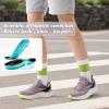 Women’s Orthopedic Road Running Shoes: Comfortable Arch Supports Plantar Fasciitis Orthotic Athletic Sneakers, Casual Supportive Flat Feet High Arch Walking Shoes for Foot Heel and Pain Relief(W3-lotus Pink)
