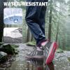 OrthoComfoot Women’s Orthopedic Waterproof Mid Trekking Hiking Boots: Comfortable Plantar Fasciitis Ankle Support Workout Walking Running Shoes, Orthotic Trail Boots for Feet and Heel Pain Relief(W2-grey)