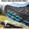 OrthoComfoot Women’s Orthopedic Waterproof Mid Trekking Hiking Boots: Comfortable Plantar Fasciitis Ankle Support Workout Walking Running Shoes, Orthotic Trail Boots for Feet and Heel Pain Relief(W1-black)