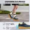 OrthoComfoot Men’s Orthopedic Diabetic Wide Walking Shoes: Comfortable Arch Support Plantar Fasciitis Sports Sneakers, Casual Swollen Bunion Recovery Work Tennis Shoes for Foot and Heel Pain Relief(K3-dark Blue)