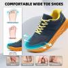 OrthoComfoot Men’s Orthopedic Diabetic Wide Walking Shoes: Comfortable Arch Support Plantar Fasciitis Sports Sneakers, Casual Swollen Bunion Recovery Work Tennis Shoes for Foot and Heel Pain Relief(K3-dark Blue)