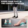 Orthopedic Business Leather Dress Shoes – Casual Arch Support Plantar Fasciitis Formal Wingtip Oxford for Mens – Cap Toe Comfortable Orthotics Patent Tuxedo Walking Shoes for Foot and Heel Pain Relief(W1-black)