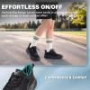Women’s Orthopedic Diabetic Wide Running Shoes: Comfortable Casual Plantar Fasciitis Arch Support Fashion Sneakers, Orthotic Flat Feet Tennis Walking Sports Shoes for Foot and Heel Pain Relief(K1-black)