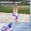 Women’s Orthopedic Diabetic Wide Running Shoes: Comfortable Casual Plantar Fasciitis Arch Support Fashion Sneakers, Orthotic Flat Feet Tennis Walking Sports Shoes for Foot and Heel Pain Relief(K4-purple)