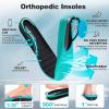 Women’s Orthopedic Diabetic Wide Running Shoes: Comfortable Casual Plantar Fasciitis Arch Support Fashion Sneakers, Orthotic Flat Feet Tennis Walking Sports Shoes for Foot and Heel Pain Relief(K1-black)