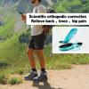 Men’s Orthopedic Waterproof Hiking Boots: Comfortable Plantar Fasciitis Ankle Support Walking Running Mid Trekking Ankle Boots, Orthotic Sport Trail Shoes for Foot and Heel Pain Relief(W2-grey)