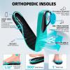 OrthoComfoot Women’s Orthopedic Diabetic Wide Walking Shoes: Comfortable Casual Arch Support Orthotic Plantar Fasciitis Sports Sneakers, Swollen Feet Running Shoes for Foot and Heel Pain Relief(K1-black)