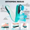 Women’s Orthopedic Diabetic Wide Running Shoes: Comfortable Breathable Arch Support Plantar Fasciitis Sport Sneakers, Casual High Arch Orthotic Work Tennis Walking Shoes for Foot and Heel Pain Relief(K2-white)
