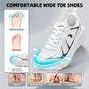 Women’s Orthopedic Diabetic Wide Running Shoes: Comfortable Breathable Arch Support Plantar Fasciitis Sport Sneakers, Casual High Arch Orthotic Work Tennis Walking Shoes for Foot and Heel Pain Relief(K2-white)