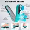 Women’s Orthopedic Diabetic Wide Running Shoes: Comfortable Breathable Arch Support Plantar Fasciitis Sport Sneakers, Casual High Arch Orthotic Work Tennis Walking Shoes for Foot and Heel Pain Relief(K4-grey)