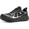 Women’s Orthopedic Diabetic Wide Running Shoes: Comfortable Breathable Arch Support Plantar Fasciitis Sport Sneakers, Casual High Arch Orthotic Work Tennis Walking Shoes for Foot and Heel Pain Relief(K1-black)