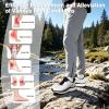 Men’s Orthopedic Trail Running Shoes: Comfortable Casual Arch Support Plantar Fasciitis Orthotic Walking Shoes, Flat Feet Sport Hiking Tennis Work Fashion Sneakers for Foot and Heel Pain Relief(W2-off White)
