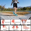 OrthoComfoot Women’s Orthopedic Wide Plantar Fasciitis Shoes: Comfortable Arch Support Flat Feet Orthotic Sports Hiking Sneakers, Casual Wide Toes Box Walking Running Tennis for Foot Heel and Pain Relief(K2-mint)