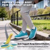OrthoComfoot Women’s Orthopedic Wide Plantar Fasciitis Shoes: Comfortable Arch Support Flat Feet Orthotic Sports Hiking Sneakers, Casual Wide Toes Box Walking Running Tennis for Foot Heel and Pain Relief(K2-mint)