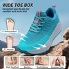 OrthoComfoot Women’s Orthopedic Wide Plantar Fasciitis Shoes: Comfortable Arch Support Flat Feet Orthotic Sports Hiking Sneakers, Casual Wide Toes Box Walking Running Tennis for Foot Heel and Pain Relief(K2-mint)