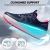 OrthoComfoot Women’s Orthopedic Wide Plantar Fasciitis Shoes: Comfortable Arch Support Flat Feet Orthotic Sports Hiking Sneakers, Casual Wide Toes Box Walking Running Tennis for Foot Heel and Pain Relief(K1-dark Blue)