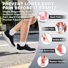 Women’s Orthopedic Road Running Shoes: Comfortable Arch Supports Plantar Fasciitis Orthotic Athletic Sneakers, Casual Flat Feet High Arch Sports Walking Shoes for Foot Heel and Pain Relief(W1-black)