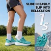 Women’s Orthopedic Wide Plantar Fasciitis Shoes: Comfortable Arch Support Diabetic Flat Feet Trail Running Athletic Hiking Sneakers, Orthotic Casual Sports Trekking Walking Shoes for Foot & Heel Pain(K2-mint)