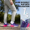 Women’s Orthopedic Wide Plantar Fasciitis Shoes: Comfortable Arch Support Diabetic Flat Feet Trail Running Athletic Hiking Sneakers, Orthotic Casual Sports Trekking Walking Shoes for Foot & Heel Pain(K1-purple)