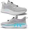 Women’s Orthopedic Road Running Shoes: Comfortable Arch Supports Plantar Fasciitis Orthotic Athletic Sneakers, Casual Flat Feet High Arch Sports Walking Shoes for Foot Heel and Pain Relief(W2-grey Mint)