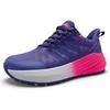 Women’s Orthopedic Wide Plantar Fasciitis Shoes: Comfortable Arch Support Diabetic Flat Feet Trail Running Athletic Hiking Sneakers, Orthotic Casual Sports Trekking Walking Shoes for Foot & Heel Pain(K1-purple)