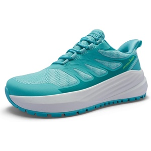 Women’s Orthopedic Wide Plantar Fasciitis Shoes: Comfortable Arch Support Diabetic Flat Feet Trail Running Athletic Hiking Sneakers, Orthotic Casual Sports Trekking Walking Shoes for Foot & Heel Pain(K2-mint)