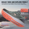 Men’s Orthopedic Waterproof Trail Running Shoes: Arch Support Sneakers for Plantar Fasciitis, Orthotic Comfort for Flat Feet, Hiking Gym Sport Walking Shoes for Foot & Heel Pain Relief(W2-army Green)